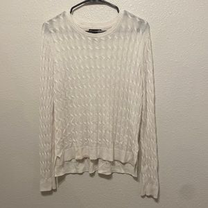 H & M cream sweater